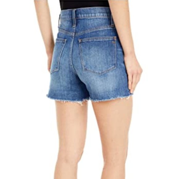 Madewell High-Rise Denim Shorts in Glenoaks Wash: Cutoff Edition - Picture 4 of 5